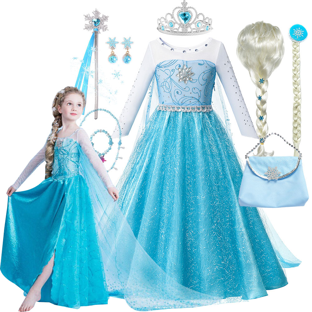 Baby Girl Princess Elsa Costum - Baby Clothing Dresser 评论和价格