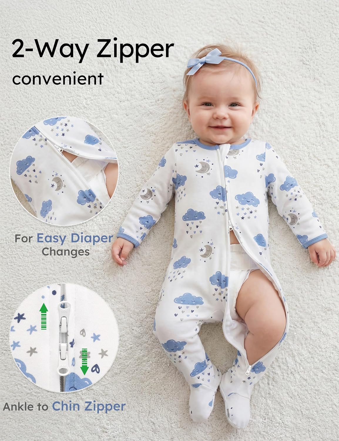 Baby Pajamas 100% Organic Cott - Baby Clothing Organic 评论和价格