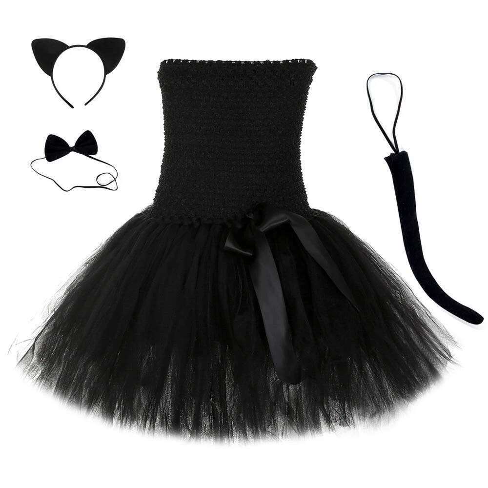 Cute Black Cat Tutu Dress Baby - Baby Clothing Usa 评论和价格