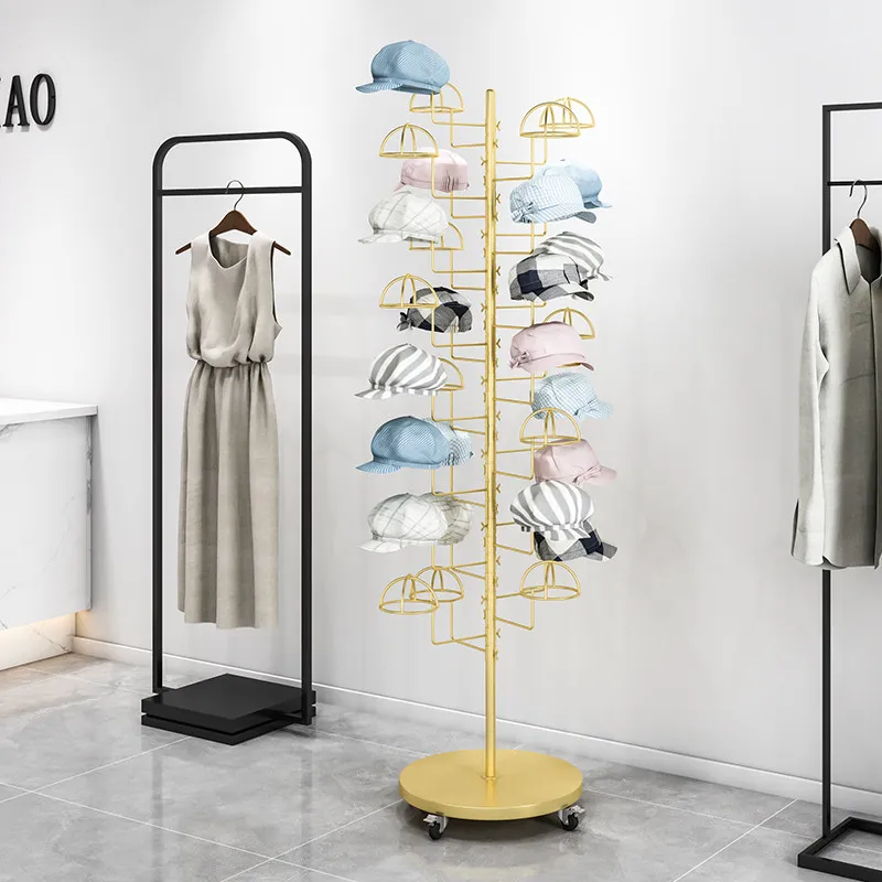 Hat display stand Floor-to-cei - Baby Clothing Hanging Rack 评论和价格